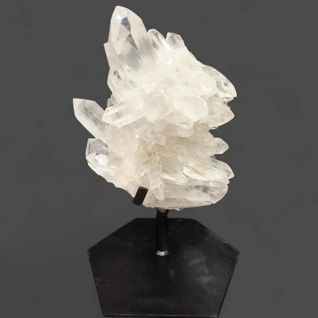 Monumental Natural Rock Crystal Cluster, Brazil, 1980 For Sale - Image 11 of 16