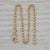 Tube Chain Necklace 18k Yellow Gold 16" 1.2mm For Sale In Greensboro - Image 6 of 6