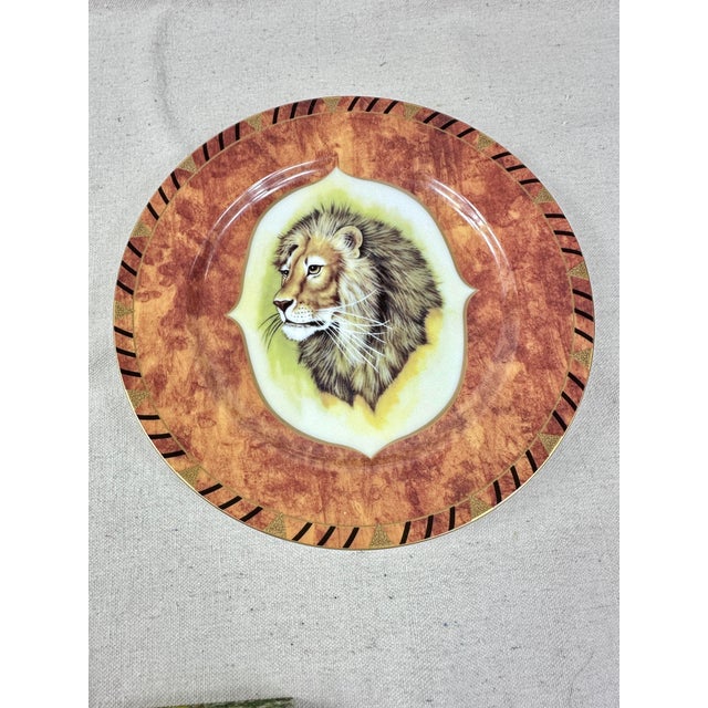 Vintage Lynn Chase Animal Plates- Set of 3 For Sale - Image 4 of 8