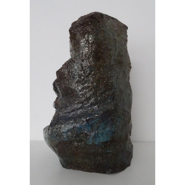 Abstract Belgian Ceramic Sculpture of Mother with Child by Paul De Bruyne, 1960s For Sale - Image 9 of 18