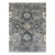 8x10 Maya Oushak Silver Geometric Classic Hand Knotted Wool Carpet Rug For Sale