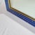 Chic Vintage Palm Beach Regency Medium Faux Bamboo Wall Mirror Newly Painted Blue With Hand Gilt Accents For Sale - Image 11 of 12