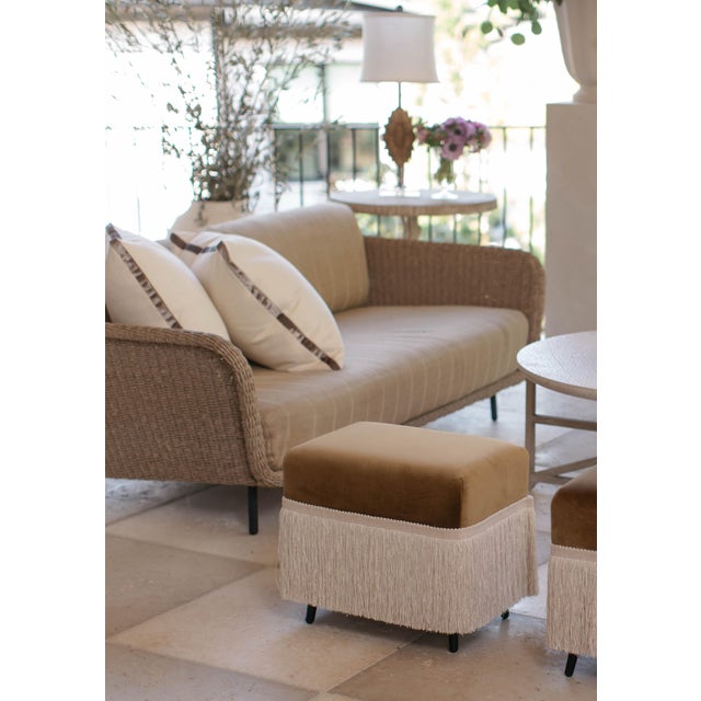 Not Yet Made - Made To Order Hutton Stool, Olive For Sale - Image 5 of 5