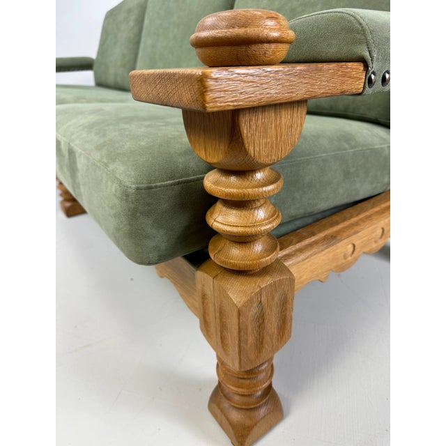 Wood Danish Cabinet Maker Sofa 1970’s For Sale - Image 7 of 12