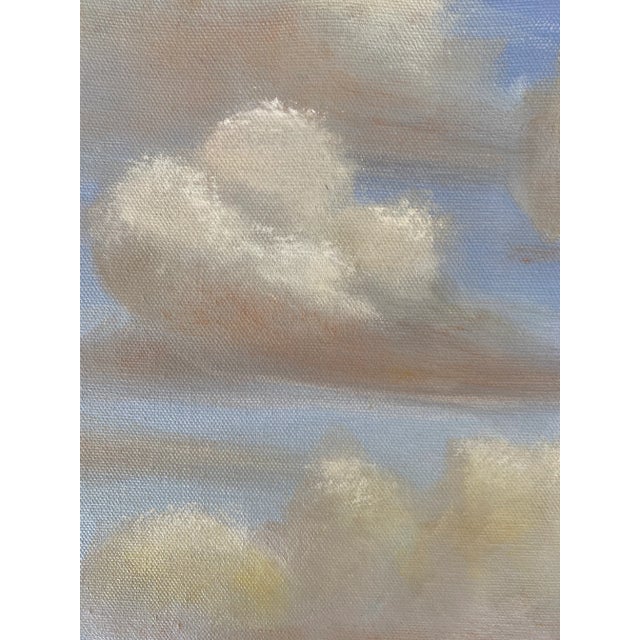 Framed Vintage Mid Century Painting of Farm Landscape For Sale In Austin - Image 6 of 11