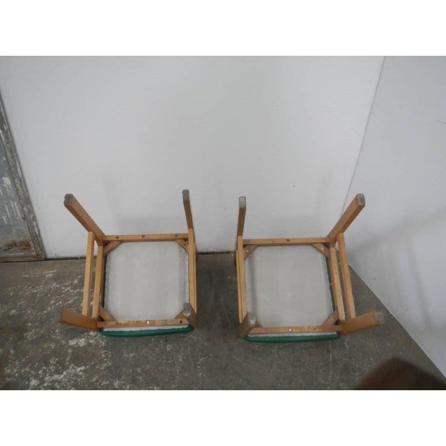 Wood Vintage Office Chairs, 1970, Set of 2 For Sale - Image 7 of 9