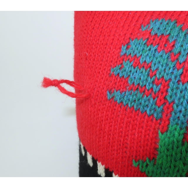 Wool Postmodern Cat Pillow, 1980's For Sale - Image 9 of 12