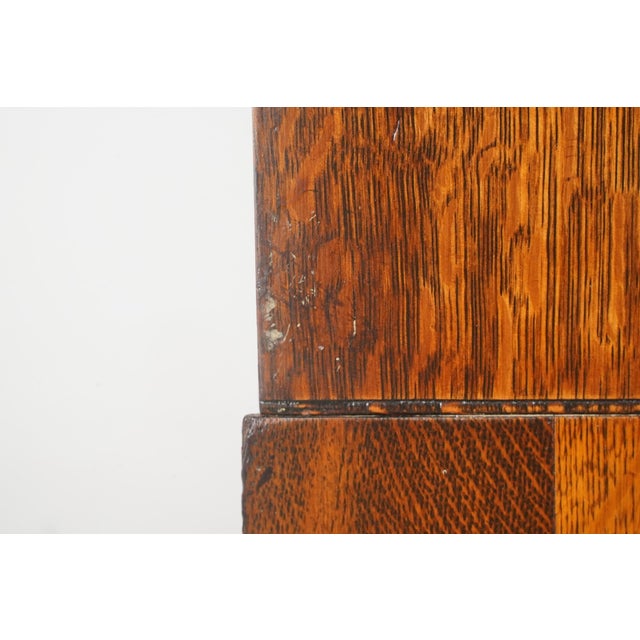 Antique Four Section Oak Humphrey Barrister Bookcase For Sale - Image 10 of 13