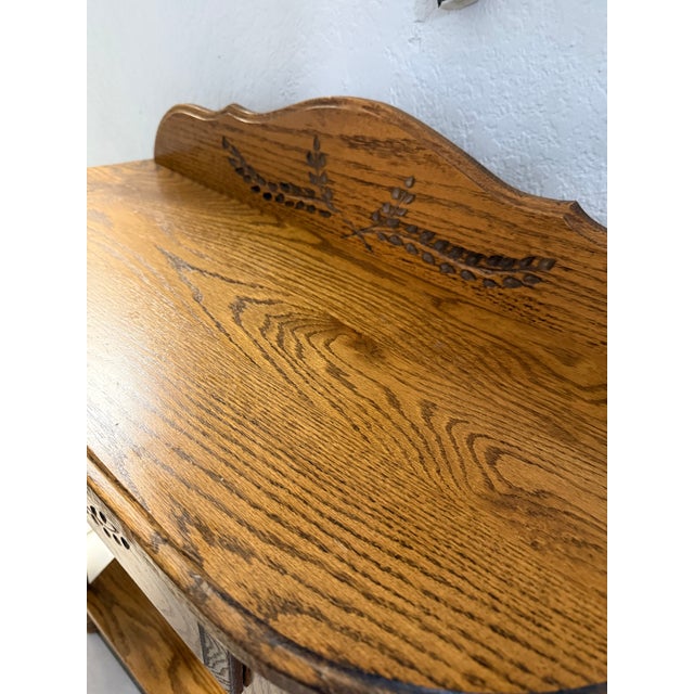 Beautiful vintage wooden table with one clean drawer that opens and closes smoothly. * Material: Wood * Dimensions: 28”H ×...