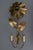 Gold Mid-Century Modern Brass and Metal Flower-Shaped Twin Arm Sconce, France, 1950s For Sale - Image 8 of 18