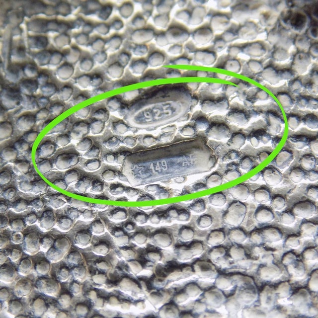 Vintage Italian Handmade Genuine Sterling Silver 925 Wooden Stove Figurine Miniature For Sale - Image 10 of 12