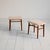 Scandinavian Stools in Teak and Sheepskin, 1960s, Set of 2 For Sale - Image 9 of 9