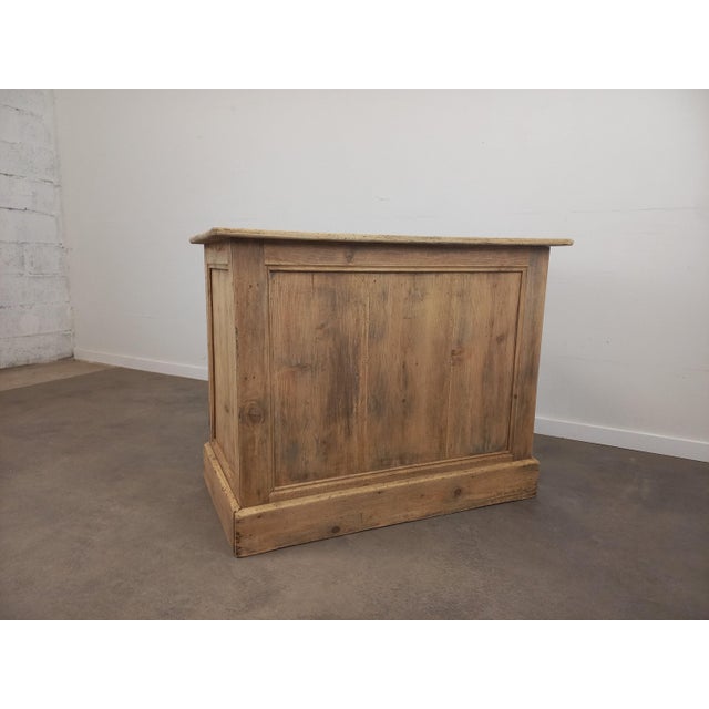 Small Fir Shop Bench, 1890s, in Worn conditions. Designed 1890 to 1919
