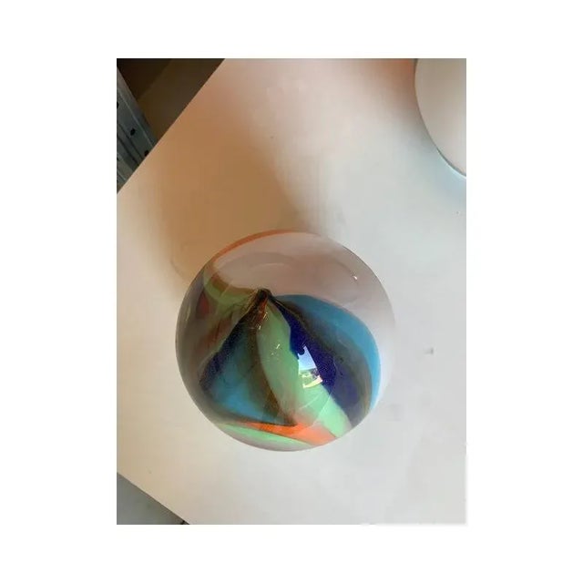 Murano Glass Egg Lamps by Simoeng, Set of 2 For Sale - Image 4 of 9