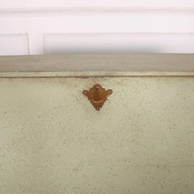 English Painted Bureau, 18th Century For Sale - Image 10 of 13