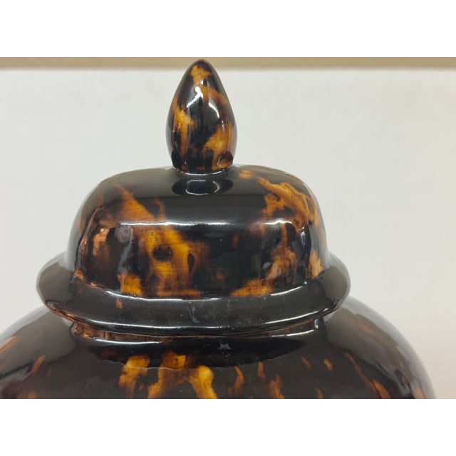 Martino Interiors Glazed Ceramic Temple Jar For Sale - Image 12 of 12