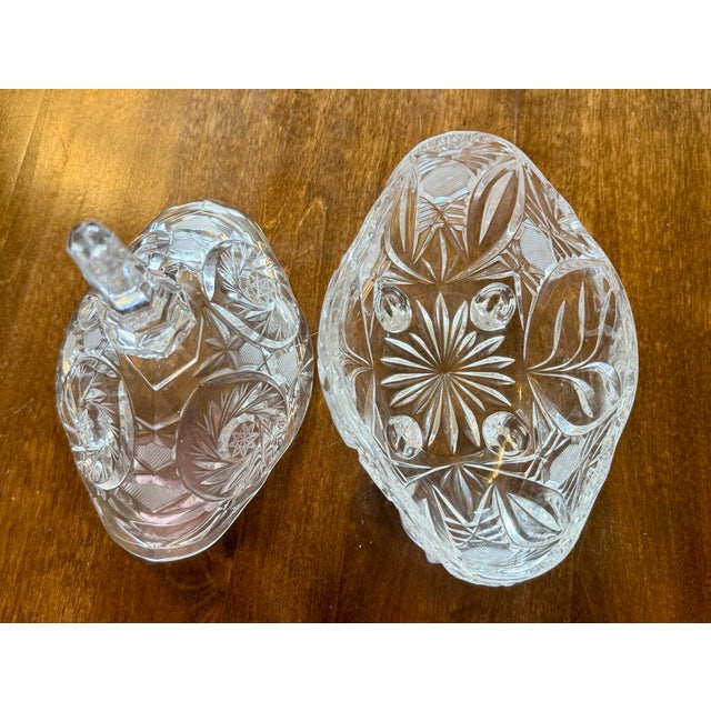 Mid 20th Century Lausitzer German Large Crystal Dish For Sale - Image 4 of 12