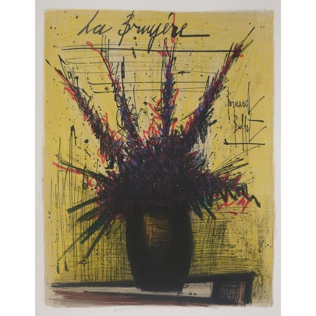 Bernard buffet (1928-1999) heather, 1966 original lithograph (mourlot workshop) signed in the plate on arches vellum, 44 x...
