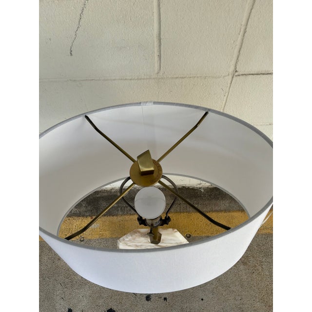 Revelation Pentagonal Italian Marble Lamp. For Sale In Atlanta - Image 6 of 7