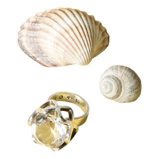 Silver and Rock Crystal Ring by Karl-Ingemar Johansson, 1968 For Sale