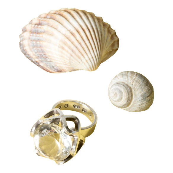 Silver and Rock Crystal Ring by Karl-Ingemar Johansson, 1968 For Sale