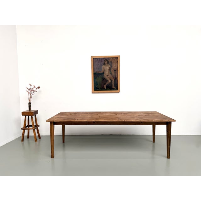 Pine Farmhouse Table, 2010s, in Very Good conditions. Designed from 2000