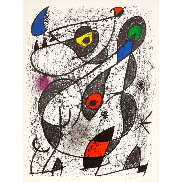 Miro a l’Encre II Joan Miro, Spanish (1893–1983) Portfolio: Indelible Miro Date: 1972 Lithograph on Wove Paper Size: 14 x...