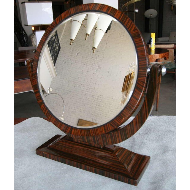 1950s Macassar Ebony Tilting Vanity Mirror Chairish