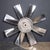 Large Polished Intake Fan Blade, Circa 1950 For Sale - Image 10 of 13