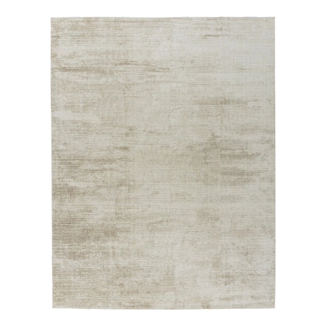 Simplicity Contemporary Rug Taupe-Ivory 7'7 X 10' For Sale