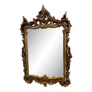Gilded Composite French Style Wall Mirror