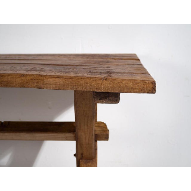 Antique X-Shape Dining Table, 1920s For Sale - Image 10 of 15