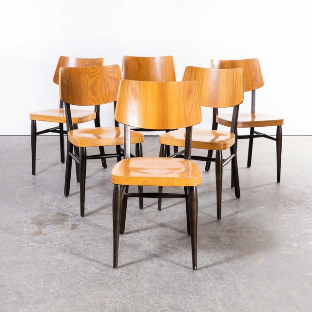 Saddle Back Dining Chairs, 1970s, Set of 4 For Sale - Image 16 of 18