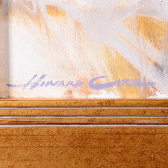 Howard Carr "Moving" Oil Painting on Linen For Sale - Image 4 of 6
