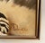 Wood Vintage Mid-Century Large Snow Leopard Painting in Original Frame For Sale - Image 7 of 9