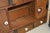Chestnut VTG 1921 Furniture CoHandmade Wood Wall Cabinet W/Shelf 6 SML Drawers/2 Cupboards For Sale - Image 8 of 11