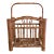 Mid-Century Bamboo Magazine Stand in the Palm Beach Manner For Sale