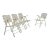 20th Century French Wooden Garden Chairs, Set of Four For Sale