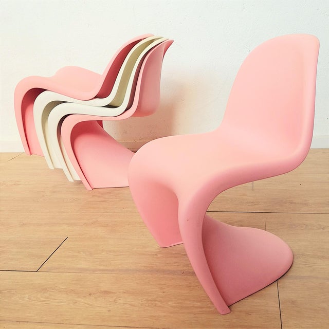 Plastic White Junior Chair by Verner Panton for Vitra, 2000s For Sale - Image 7 of 11