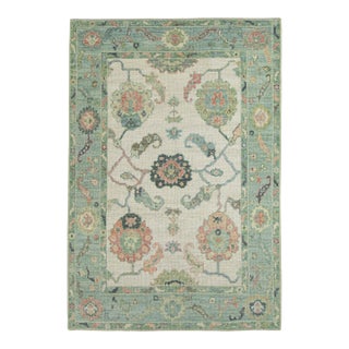 Turkish Oushak Rug 5' x 7'4" #20313 For Sale