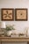 Pair of Vintage Textural Wall Panels – Organic Modern Framed Relief Art, Coastal Neutral Decor (16") A striking pair of...