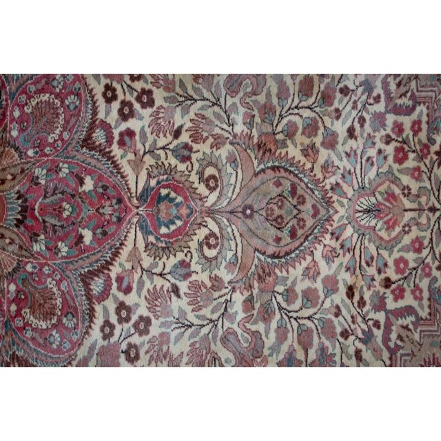 Hand-Knotted Turkish Kayseri Rug For Sale - Image 4 of 9