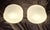 Contemporary Vintage Minimalist Ceiling Lamps with White Metal Brackets and White Opal Glass Shades by Zumtobel, 1990s, Set of 2 For Sale - Image 3 of 8