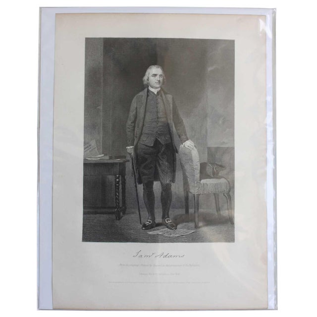 Mid 19th Century Sam Adams, Print by Chappel For Sale - Image 4 of 4