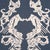 Schumacher Sample - Schumacher Reversible Digital Damask Fabric In Denim For Sale - Image 4 of 6