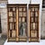 Glass 19th Century Trompe L'oeil Panels in Wood, Mirror and Leather, England, Set of 2 For Sale - Image 7 of 18