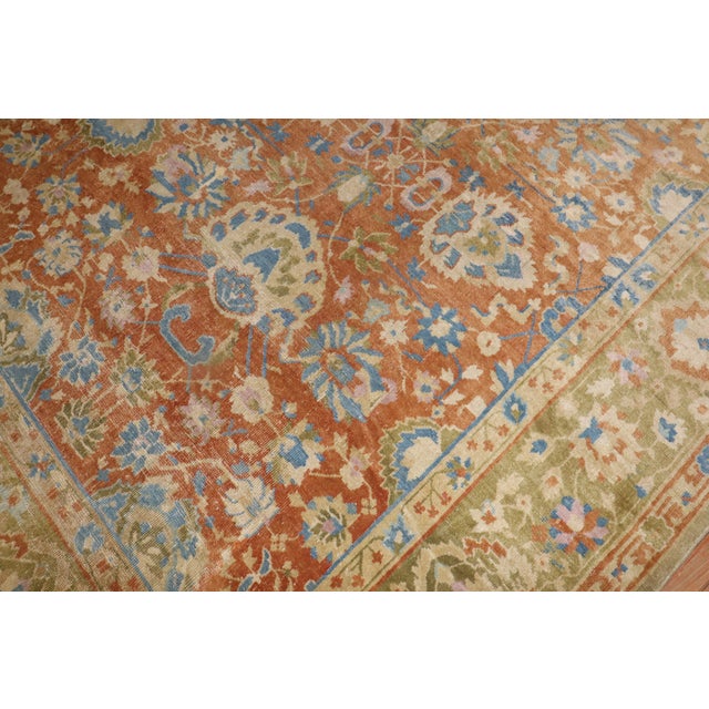 Early 20th Century Antique Zabihi Collection Large Chinese Carpet - 10'9" x 16'2" For Sale - Image 4 of 12