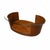 Bring a sophisticated touch of equestrian-inspired modernism to your living space with this striking oval coffee table....