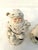 English Vintage Black & White Holiday Santa Salt & Pepper Shakers, a Pair For Sale - Image 3 of 5