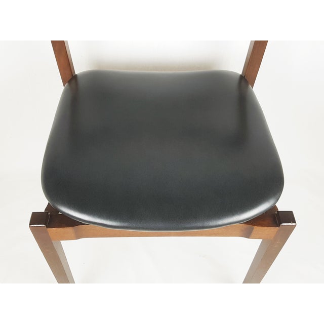 Model 104 Dining Chairs by G. Frattini for Cassina, 1960s, Set of 6 For Sale - Image 3 of 17